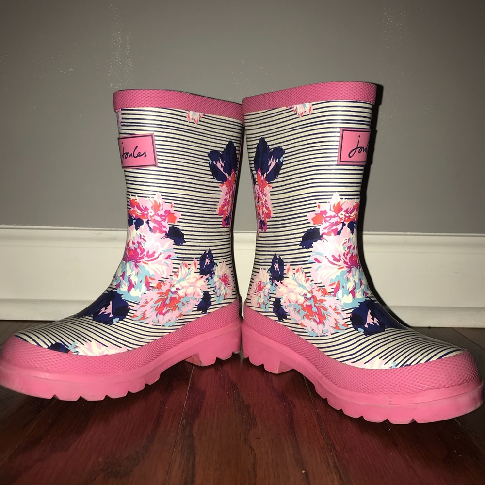 Joules Floral Rain Boots
